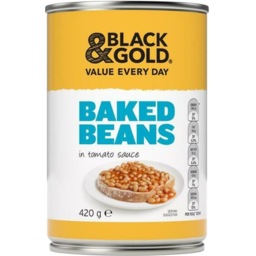 Photo of Black & Gold Baked Beans in Tomato Sauce 420gm