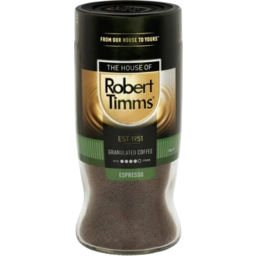 Photo of Robert Timms Premium Espresso Granulated Coffee 200gm