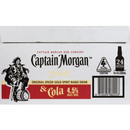 Photo of Captain Morgan Original Spiced Gold & Cola 4.5% Can