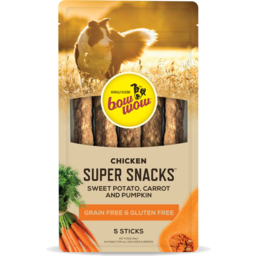 Photo of Bow Wow Super Snack - Chicken and Sweet Potato 5pack
