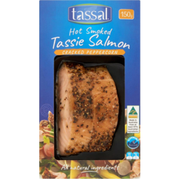 Photo of Tassal Hot Smoked Cracked Peppercorn Salmon 150g