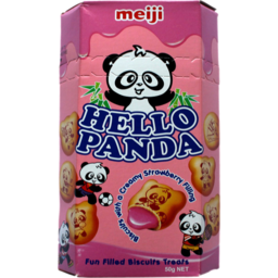 Photo of Meiji Hello Panda Biscuits With Strawberry Bliss