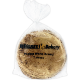 Photo of Drakes Bakery White Pocket Bread 7 Pack