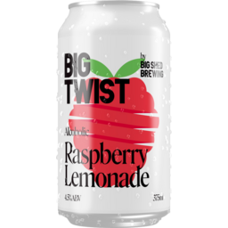 Photo of Big Shed Brewing Big Twist Alcoholic Raspberry Lemonade Can