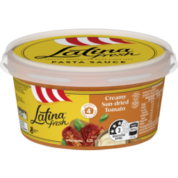 Photo of Latina Fresh Creamy Sundried Tomato Sauce 425g