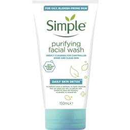 Photo of Simple Daily Skin Detox Facial Cleanser Purifying 150 Ml 150ml
