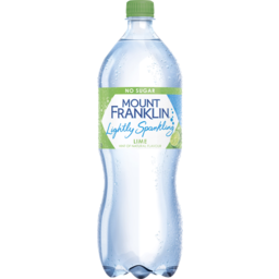 Photo of Mount Franklin Lightly Sparkling Water Lime Bottle 1.25l
