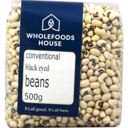 Photo of Wholefoods House Conventional Beans Black Eyed 500g