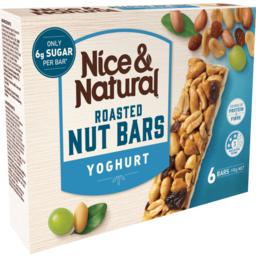 Photo of Nice & Natural Roasted Nut Bars Yoghurt 6pk 192g