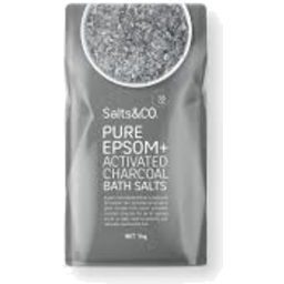 Photo of Salts & Co Epsom & Activated Charcoal Bath Salts 1kg