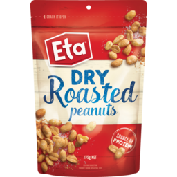 Photo of Eta Peanuts Dry Roasted Pouch 175g