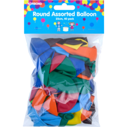 Photo of Korbond Round Assorted Balloons 40 Pack