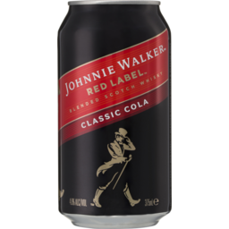 Photo of Johnnie Walker Red Label & Cola Can