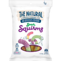 Photo of The Natural Confectionery Co Sour Squirms 220g
