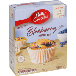 Photo of Betty Crocker Muffin Mix Low Fat Blueberry 500gm
