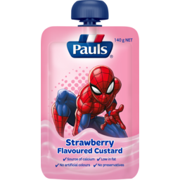Photo of Pauls Spiderman Strawberry Custard