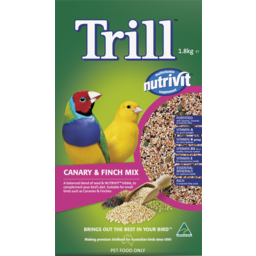 Photo of Trill Canary & Finch Mix Bird Food 1.8kg