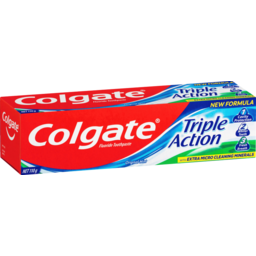 Photo of Colgate Triple Action Fluoride Toothpaste Original Mint 110g