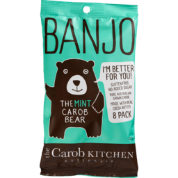 Photo of The Carob Kitchen Mint Banjo Bear 8 Pack 120g