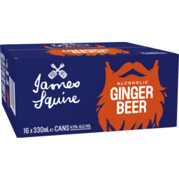 Photo of James Squire Ginger Beer 16x330ml Can Carton 16.0x330ml