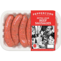 Photo of Peppercorn Beef Sausages