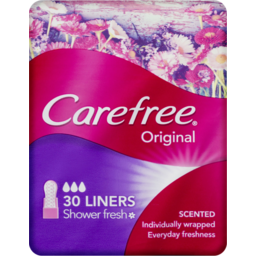 Photo of Carefree Original Shower Fresh Scented Panty Liners 30 Pack