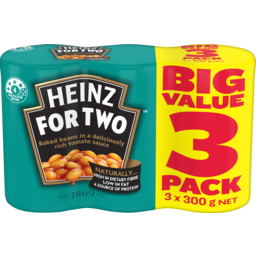 Photo of Heinz® For Two Baked Beans In Tomato Sauce Value Pack