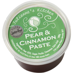 Photo of Julianne's Kitchen Paste Pear/Cinnamon 100gm