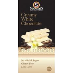 Photo of Sugarless White Chocolate 100gm