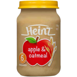 Photo of Heinz® Apple & Oatmeal Baby Food Jar 6+ Months 170g 170g