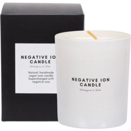 Photo of Supercharged Food  Candle – Negative Ion (Lemongrass & Lime)
