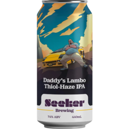 Photo of Seeker Brewing Daddy's Lambo Thiol-Haze IPA Can