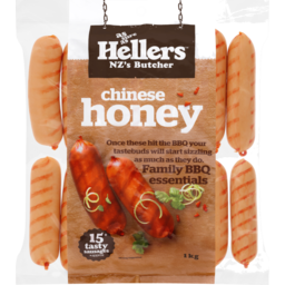 Photo of Hellers Sausages BBQ Chinese Honey