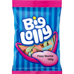 Photo of Lollies - Fizzy Worms - Big Lolly