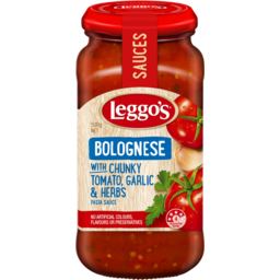 Photo of Leggo's Bolognese Chunky Tomato, Garlic & Herbs Pasta Sauce 500g