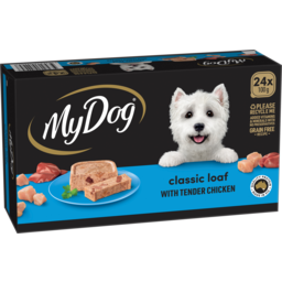 Photo of My Dog Dry Dog Food Chicken Supreme Meaty Loaf 24x100g Trays 24.0x100g