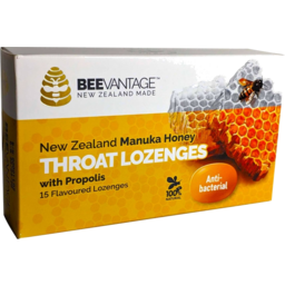 Photo of Beevantage Manuka Honey Throat Lozenge 15 Pack