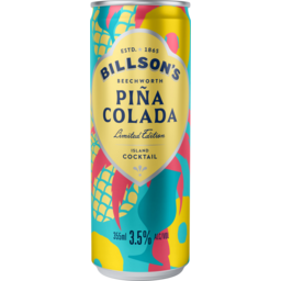 Photo of Billson's Pina Colada Canned Cocktail 355ml