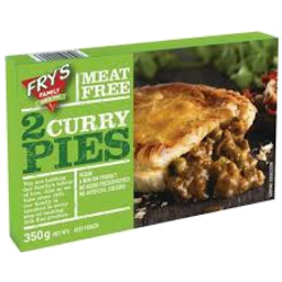 Photo of Frys Meat Free Curry Pies 2 Pack 350gm