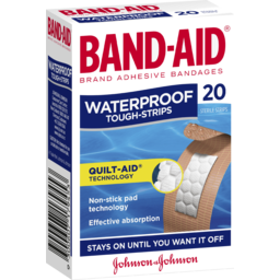 Photo of Band Aid Strips Waterblock Tough 20 Pack