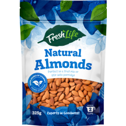 Photo of Fresh Life Almonds Natural 325g