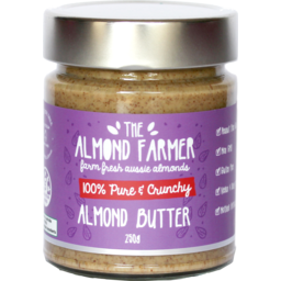 Photo of The Almond Farmer 100% Pure & Crunchy Almond Butter Gluten Free