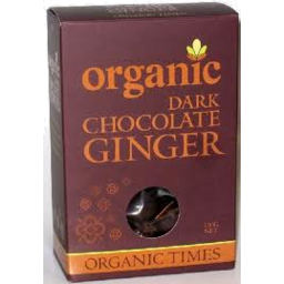 Photo of Organic Times Dark Choc Ginger 150g
