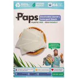 Photo of Paps Laundry Detergent Sheets Lavender 44pk
