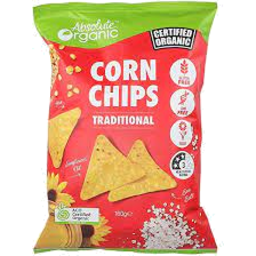 Photo of Absolute Organic Corn Chips 160g