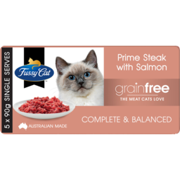 Photo of Fussy Cat Prime Steak With Salmon 5 Pack