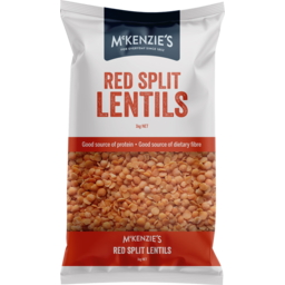 Photo of Mckenzies Red Split Lentils 1kg