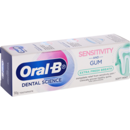 Photo of Oral B Toothpaste Sensitivity & Gum Extra Fresh Breath Soft Mint 90g