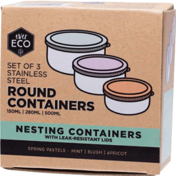 Photo of Evereco - Round Containers Pastel (3)