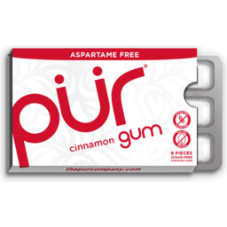 Photo of PUR GUM Cinnamon Gum 12.6g